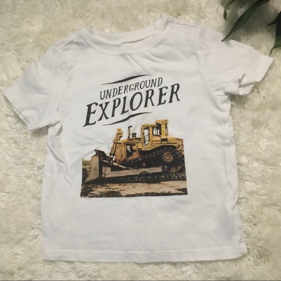 Old Navy Other - 🚫Sold. Old Navy boys bulldozer explore shirt
